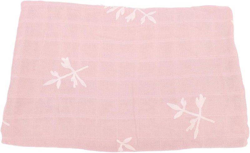 Soft Bamboo Cotton Baby Swaddle Blanket 47 2 X 33 5in Newborn Receiving Sunshade - Image 1